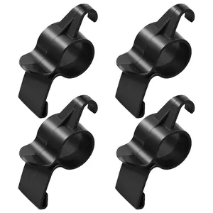 4pcs Car Trunk Umbrella Holder Bag Hanger Rack, Universal Car Rear Umbrella Holder Storage Box Hook  Fastener Clip for Auto Vehicle Wall