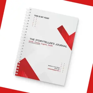 This Is My Year Storyteller’s Spiral Notebook – Motivational Writing Journal for Writers, Students & Dreamers.