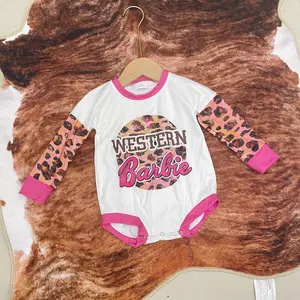 baby girl clohtes girl western clothes leopard baby winter bubble