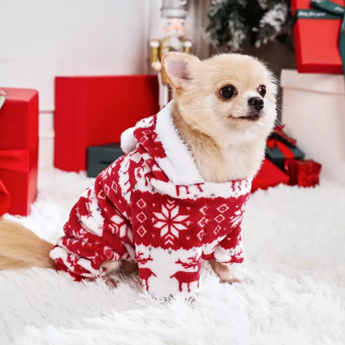 Super Soft Coral Fleece Pet Clothes for Cats and Dogs, Winter Warm Homeewear, Cozy Dog and Cat Clothing, Comfortable Animal Apparel