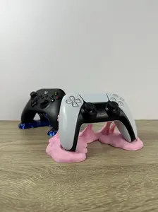 Sticky Slime Controller Holder Stand for Xbox PS5 - Gaming Gift for Gamers - 3D Printed Hand Sign Room and Desk Decor Gum Dock