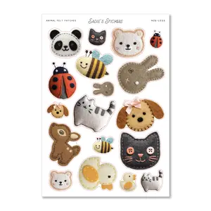 Animal Felt Patches • Scraps & Snippings