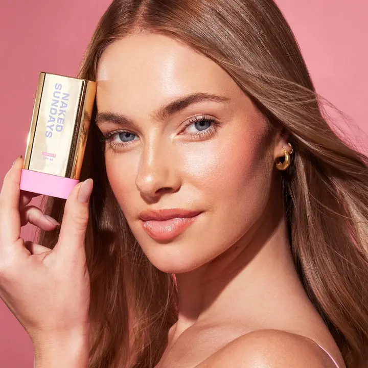 Naked Sundays SPF50 Clear Glow Shimmer Sun Stick