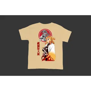 Rengoku Harajuku T-Shirt – Demon Slayer T-Shirt - Anime Design Shirt