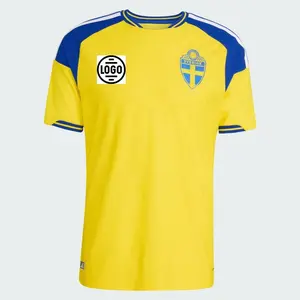 Personalized Full Set Sweden Soccer Jersey World Cup 2026, Custom Name Number Logo National Soccer Jersey U