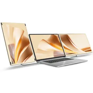 15.6" Laptop Screen Extender, Ultra-Slim Portable Monitor for Laptops with 120% sRGB FHD 1080P IPS, 235°Rotation & Kickstand, Plug n Play for Windows Chome Linux Android Xbox Switch