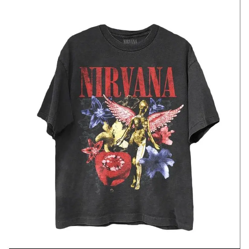 In Utero Graphic Tee, Nirvana Classic Unisex Crewneck T-Shirt , SweatShirt , Hoodie , Oversized Heavy Cotton Tee, Gift for Him, Gift for Her , For Men , For Women