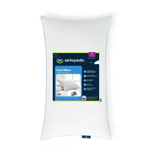 Sertapedic Cool Nites Queen Bed Pillow, by Serta