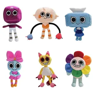 Dandy's World Plush Cute Scrap Stuffed Horror Game Goob Pebble Plushie Soft Pillow Doll Children Gifts Doll