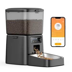 oneisall  Smart  Pet  Feeder, 3.5L Automatic Food Dispenser for Cats, dogs，Small Pets Indoor, Timed and quantitative dry food cat feeder kibble, feeding