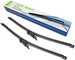 Rear Wiper Blade, Rear Windshield Wiper Blades Type-E 12I for Original Equipment Replacement,Exact Fit(Pack of 2)