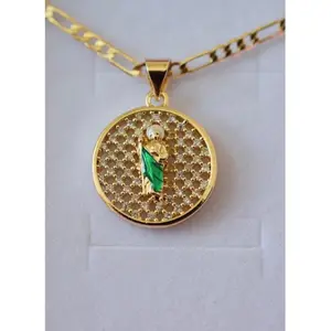 CZ Saint Jude Necklace