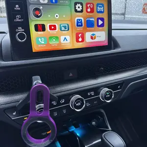 【Check Compatibility】LAMTTO 2026 Wired to Wireless CarPlay Adapter Supports Netflix/YouTube/TikTok on Car TouchScreen (Hotspot Required), Not for Tesla/BMW or Wireless CarPlay, Auto Bluetooth – Perfect Tech Gift for Car Lovers Car Play Dongle SummerVibes