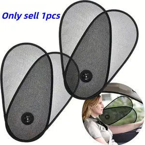 Adjustable Car Side Window Sunshade, 180° Rotatable Car Sun Shade, Sturdy Sun Shade, Driver Sun Shield and Heat Insulation, UV Protection, Strong Suction Cup