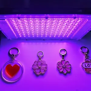 96-bead LED curing lamp, resin curing lamp, suitable for resin molds, jewelry making, DIY handicrafts, nail art low voltage 5V, with USB plug and power cord and switch