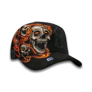 Gorra Big Boss X Kevin Hats Ny Skull Negro