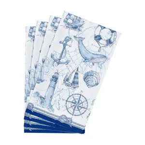 Guest Towel Napkin - To The Lighthouse