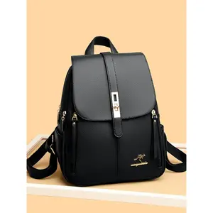 Women's Casual Backpack, Large Capacity School Bag with Laptop Compartment, Portable Lightweight, Suitable for Students Office Commute