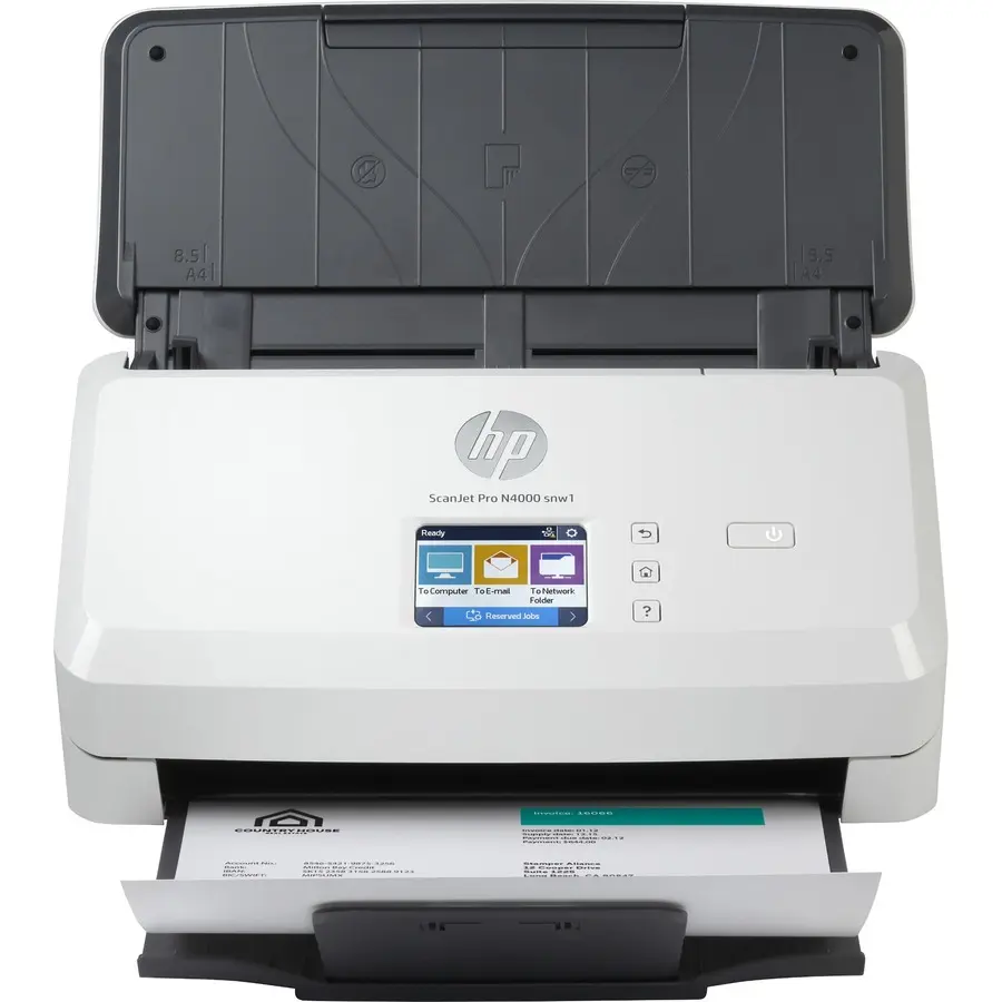HP Scanjet Pro N4000 SNW1 Sheet-Feed Scanner 6FW08A#BGJ