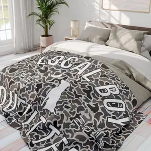 2026 Brand New Camouflage Flannel Blanket Soft Funny Throw Blanket Cozy Lightweight Plush Portable Cover Blanket For Sofa,Warm Gift For Birthday,Christmas,Multiple Blanket