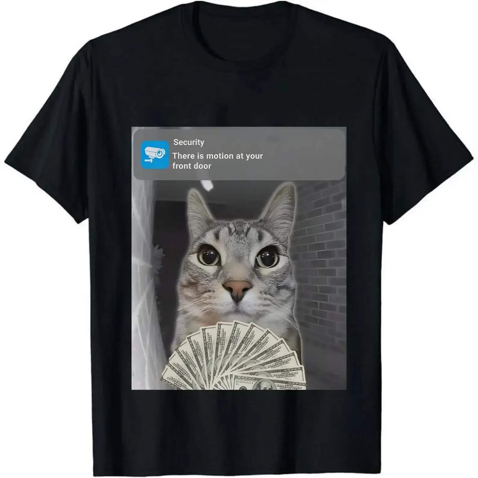 Ring Cat with Motion Meme - Funny Cat Shirt, Parody Tees, Funny Cat, Cat Meme, Meme Shirts, Shitpost Shirt, Silly Shirts Menswear Oversized, Adult funny T-shirt, Gift for Woman and Man