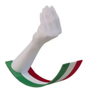 Resin Swinging Italian Hand Gesture Sculpture - Funny Home Decor Statue, Office Desk Ornament, Car Dashboard Wobbling Gift