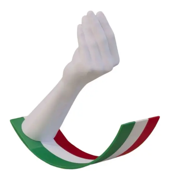 Resin Swinging Italian Hand Gesture Sculpture - Collectible Home Decor Desktop Figurine, Office Decoration Items, Car Dashboard Wobbling Gift, Resin Sculptures Figure Decor