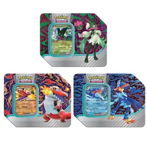Pokémon TCG: Paldea Partners Tin - Meowscarada, Skeledirge, Quaquaval ex (5-Packs)