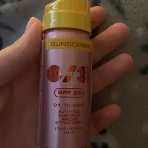 ONE/SIZE On ’Til Dawn Mattifying Sunscreen Makeup Setting Spray SPF 28 Travel Size 1.05 oz - Sets Makeup for 16hrs, Sweat Resistant, Water Resistant, Easy to Reapply