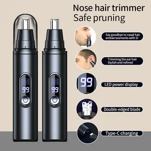 USB Rechargeable Nose Hair Trimmer, Electric Nose Hair Trimmer, Nose Hair Shaver, Personal Care Appliances for Men & Women