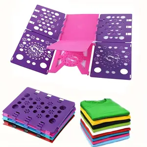 T-Shirt Folding Board - Durable Plastic Style, Easy Fast Folding Function, Compact Laundry Organizer, Household, Ideal for Adults Kids Home Laundry Sorting, Laundry Products