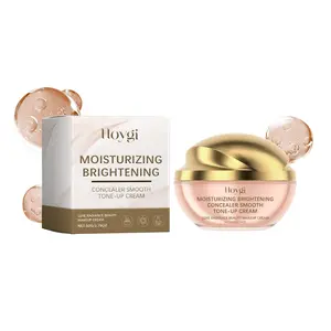 Hoygi Moisturizing Concealer Cream To Cover Blemishes Lazy Refresh Moisturizing Hydrating Nude Brightening Foundation