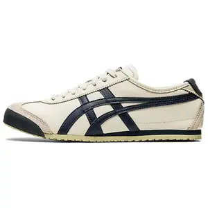 Onitsuka Tiger Mexico 66 Leather Low-Top Outdoor Slip-Resistant Casual Shoes for Men and Women Trending Shoes, House White Official Shoes to Get / Maison Mihara
