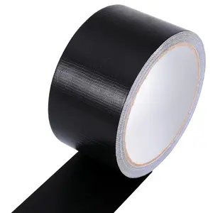 Black Duct Tape - 2 inches x 10 Yards, Waterproof & All-Weather, No Residue, UV Resistant, Heavy Duty for Car, Home & Outdoor Repairs, 1 Roll