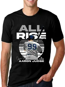 100% Cotton Aaron Judge All Rise Baj New York MLBPA T-Shirt