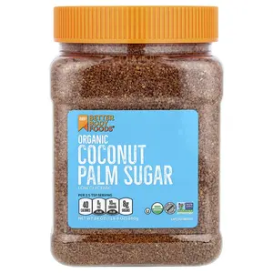 BetterBody Foods Organic Coconut Palm Sugar, 1 lb 8 oz (680 g) BetterBody Foods Organic Coconut Palm Sugar, 1 lb 8 oz (680 g)