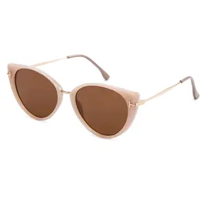 Cateye Sunglasses Womens,Retro  Sunglasses with Mirrord Lens