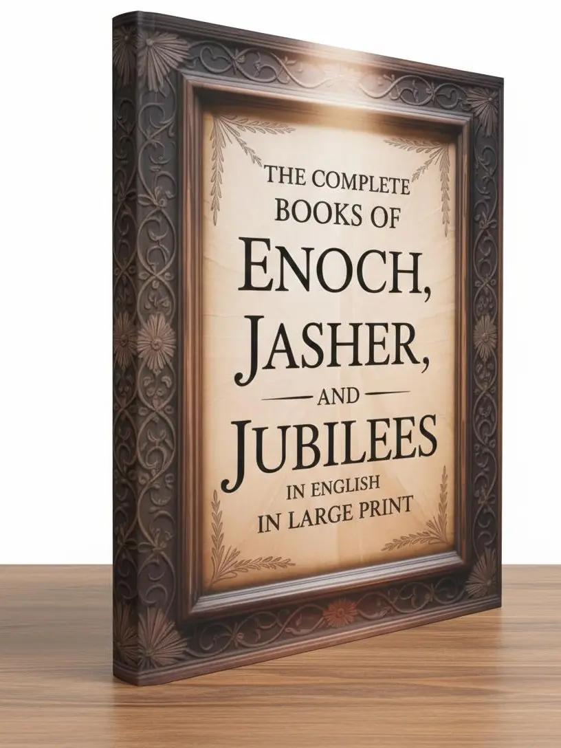The Complete Books of Enoch, Jasher, and Jubilees in English in Large Print: The Forbidden Apocrypha from the Ethiopian Bible and other Sacred Bibles Paperback – June 28, 2025