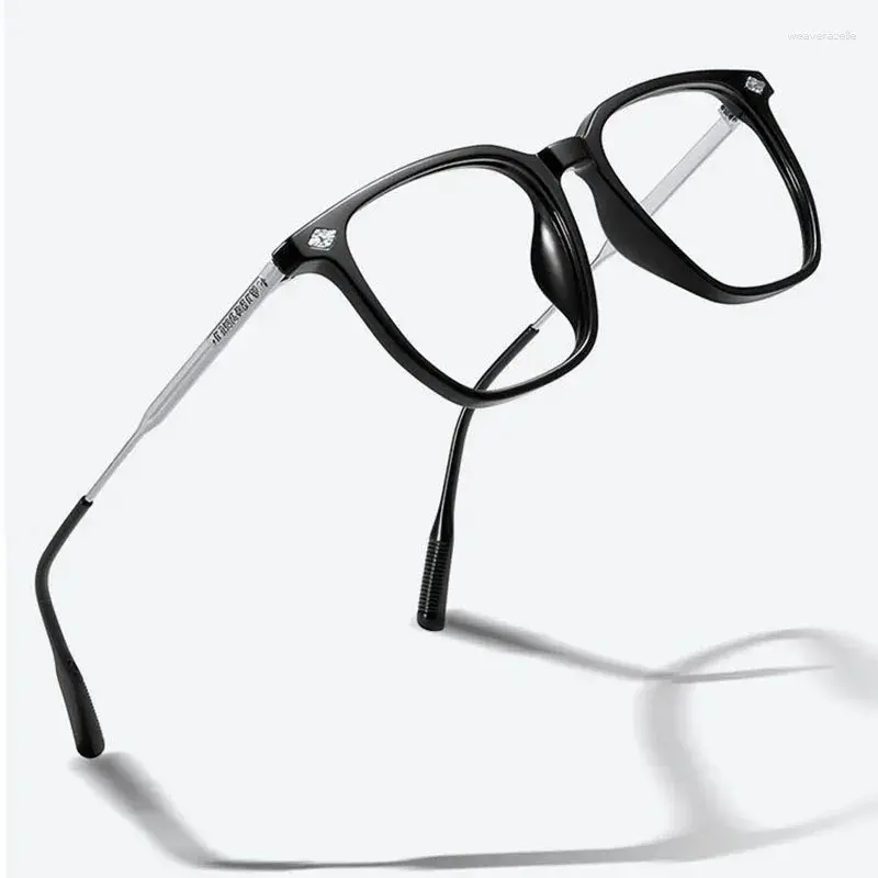 Large Square Blue Light Glasses for Women and Men, Fashion Optical Eyeglasses Frame for Myopia, Computer and Business Wear, Blue Lights Glasses, Glasses Fashion