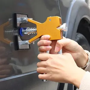 Instantly repair car dents - Unpainted body dent repair kit, including pull tab and pad, suitable for minor damage, optional accessories available, dent repair tool, puller kit, adjustable width, car dent repair kit, gold lift