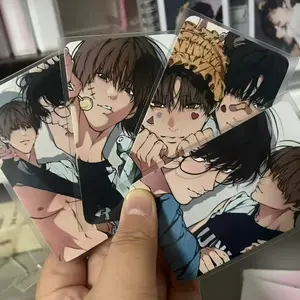 4 Pcs/set Korean Manga Lomo Card Chan Il‌,Ha Na‌,Hyun‌ Characters 3 Inches Small Cards Photocard Fans Collection Cosplay Gift