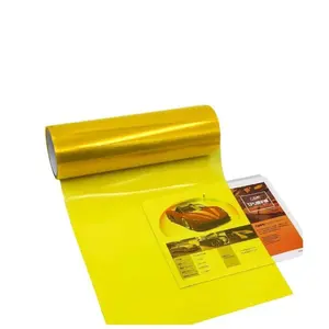 Car Headlight Dye Film, Self-adhesive Car Light Film, Shining Chameleon Accessory Light Film, Car Exterior Accessories for Headlights Fog Lights Taillights