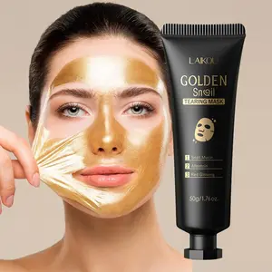 24K Gold Foil Snail Rip-Off Mask - Facial Care, Hydrating & Moisturizing, Moisturizing Skin, Refining Pores, Deep Pore Cleansing, 50g