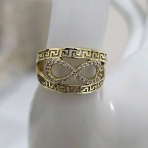 14k Gold-Plated Infinity Ring