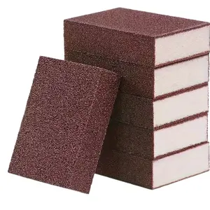 Nano Sponge - Cleaning Cushion for Resistant Kitchen to Remove Rust Stain and Burned Waste Abrasive Surface for Brushing Cooking Panels and Utensils Ergonomic Plastic Sponge Contains 1 Unit