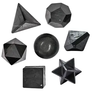 Platonic Solids Crystals - Sacred Geometry Crystals and Healing Stones Sacred Geometry Kit for Energy Chakra Balancing, Reiki, Meditation and Relaxation