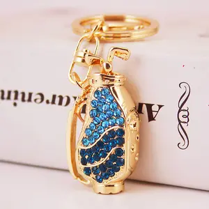 Accessories: Golf bag, car keychain, women's bag accessories, sports metal pendant, keychain, gift for girlfriend 1055| Car Keys & Handbag Accessory Gift| Perfect Gift Idea