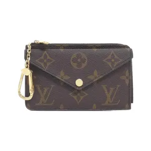 Pre-owned Louis Vuitton Canvas Small Leather Goods Recto Verso Monogram Card Case