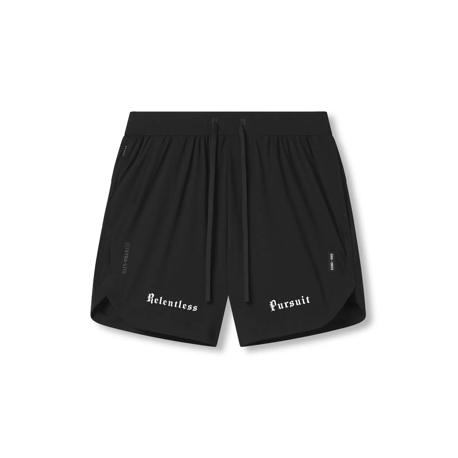 Men's 7" Linerless Athletic Shorts, Lightweight 6X Stretch Tetra-Lite Fabric with Zip Pockets & Reflective Details for Running | Sizes S, M, L, Male