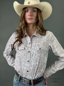 Women Ariat WESTERN VENTEK LONG SLEEVE SHIRT LACE 10048774